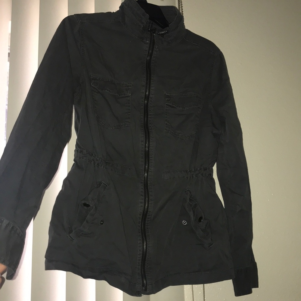 green jacket